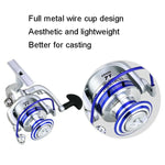 Roda de Linha de Pesca com Cabeça de Metal, YUMOSHI AL2000, YUMOSHI AL3000, YUMOSHI AL4000, YUMOSHI AL5000, YUMOSHI AL6000, YUMOSHI AL7000