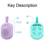 Coluna Bluetooth Portátil Mini TWS AFK BT-513 com Luz RGB, Efeito Sonoro 3D, À Prova de Água, Áudio Bluetooth, BT-513 (Rosa), BT-513 (Verde), BT-513 (Azul), BT-513 (Azul Claro)