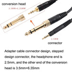 ZS0185 Cabo de Primavera para Auriculares Sennheiser HD598 / HD558 / HD518 / HD595, Comprimento do Cabo: 1.4m-3m, ZS0185