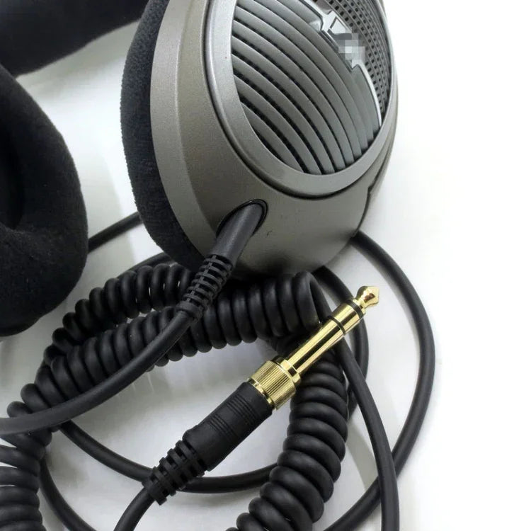 ZS0185 Cabo de Primavera para Auriculares Sennheiser HD598 / HD558 / HD518 / HD595, Comprimento do Cabo: 1.4m-3m, ZS0185