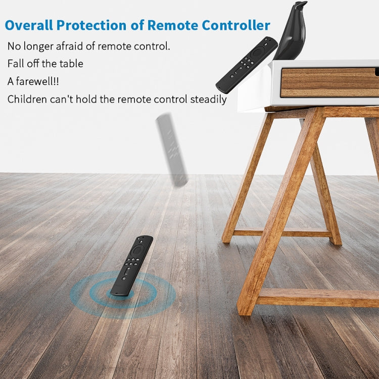 Capa protetora antiqueda em silicone para comando remoto Amazon Fire TV Stick 4K 2.ª geração