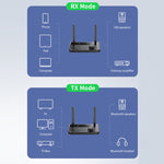 B39 2 em 1 Receptor de Música Bluetooth 5.3 AUX Adaptador para TV e Computador, B39
