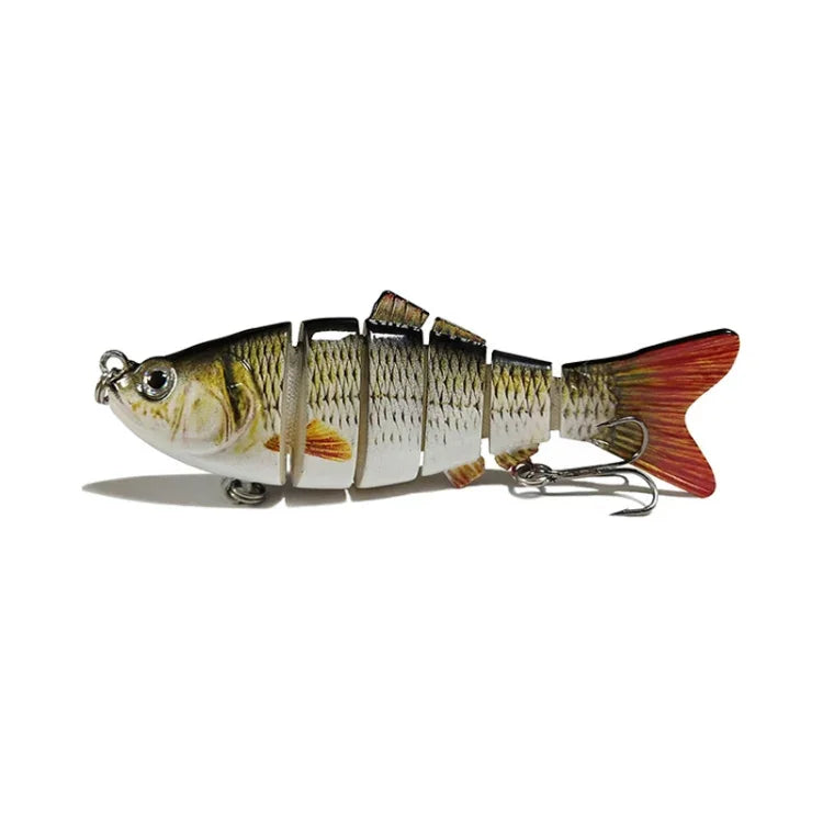 Anzol de Isco Biónico Multi-seccional de 10cm para Pesca Marinha de Longa Distância Iscos Falsos, LK001-01, LK001-02, Lk001-03, LK001-04, LK001-05, LK001-06, LK001-07, LK001-08, LK001-09, LK001-10, LK001-11, LK001-12, LK001-13, LK001-14