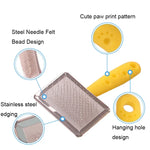 Pente de Massagem Removedor de Pêlos para Animais BG-W1347 Ferramentas de Limpeza para Cães, Entrega de Cor Aleatória, S, M, L