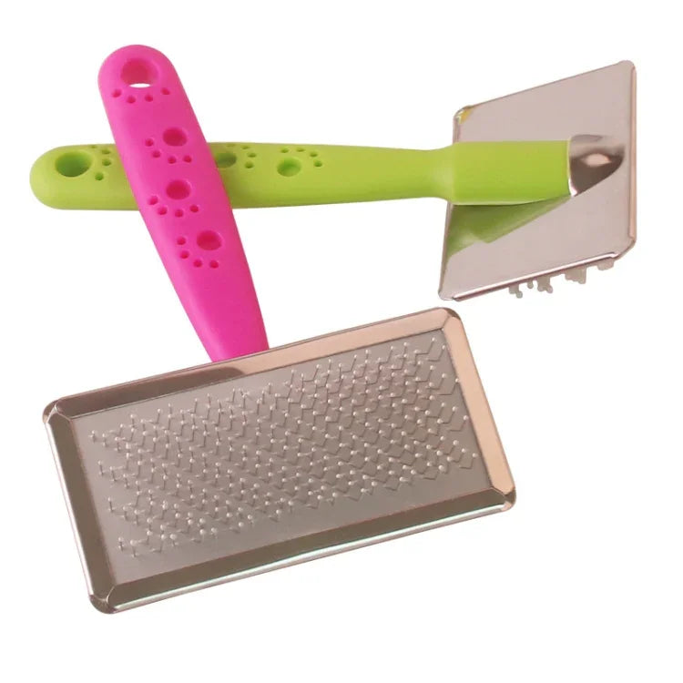 Pente de Massagem Removedor de Pêlos para Animais BG-W1347 Ferramentas de Limpeza para Cães, Entrega de Cor Aleatória, S, M, L