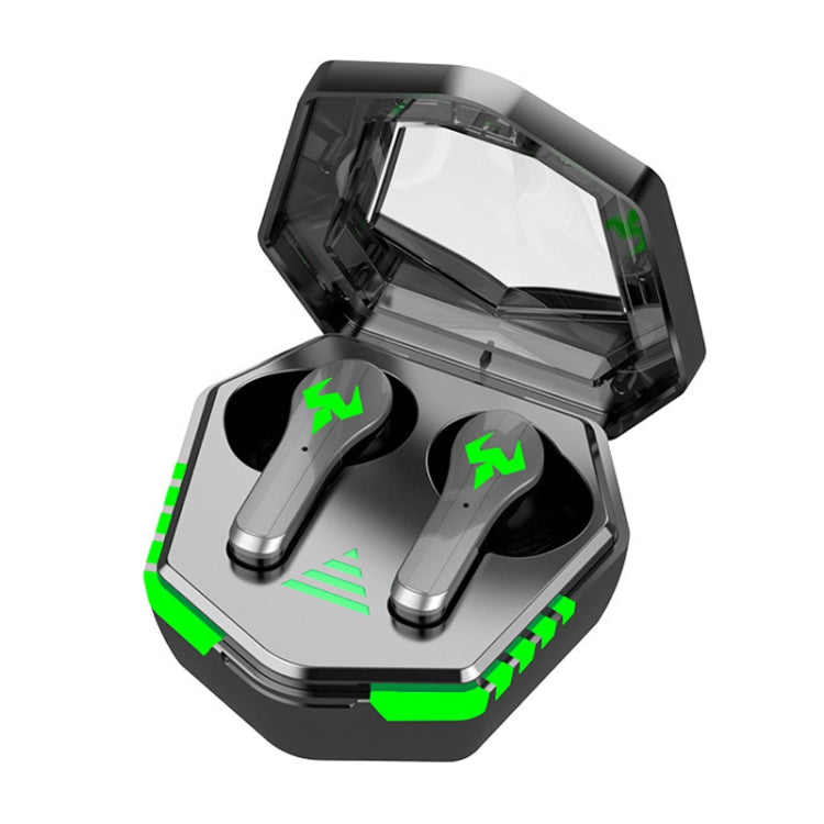 N35 Auriculares Bluetooth Sem Fios In-Ear com Luz Colorida e Baixa Latência para Jogos, Exibição Digital, Sem Exibição Digital