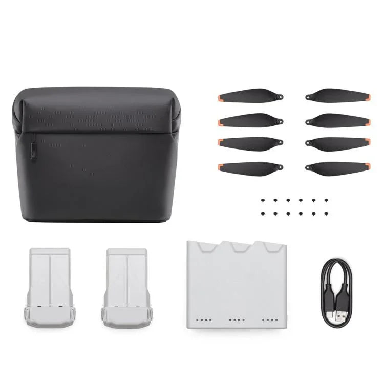 Kit Original Fly More Plus Para DJI Mini 3 Pro Contém Baterias de 3850 mAh / Hélices / Hub de Carregamento, Fly More Kit Plus