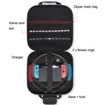 Bolsa de Armazenamento para Anéis Duplos de Fitness Nintendo Switch EVA Estojo Rígido Portátil para Acessórios, GH1872 GH1872