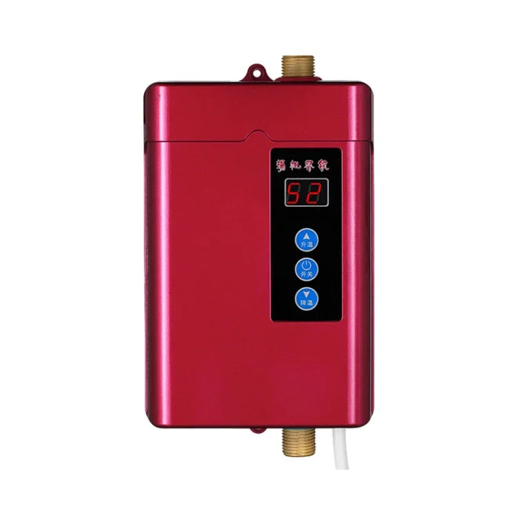 Aquecedor de Água Elétrico com Controlo Remoto e Temperatura Ajustável, Ficha US 3000W, Ficha UK 3000W, Ficha EU 4000W, Ficha AU 4000W