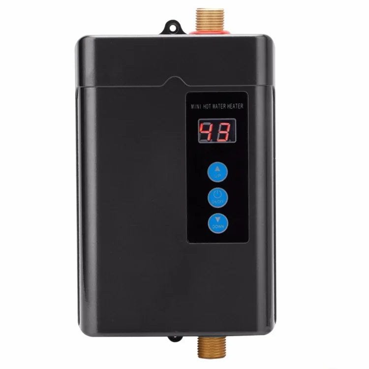Aquecedor de Água Elétrico com Controlo Remoto e Temperatura Ajustável, Ficha US 3000W, Ficha UK 3000W, Ficha EU 4000W, Ficha AU 4000W