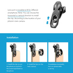 APEXEL APL-HB100MM Lente Externa HD para Insetos e Joias 100 Micro, APL-HB100MM