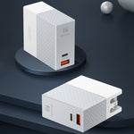 LDNIO A2620C Carregador Universal para Telemóvel e Tablet 65W Porta Type-C/USB-C Carregador Rápido, Ficha EU 65W, Ficha UK 65W, Ficha US 65W