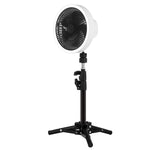 Ventoinha de tripé LED portátil ZK-01 de 7 polegadas para campismo ao ar livre, multifuncional, power bank, ventoinha pendente