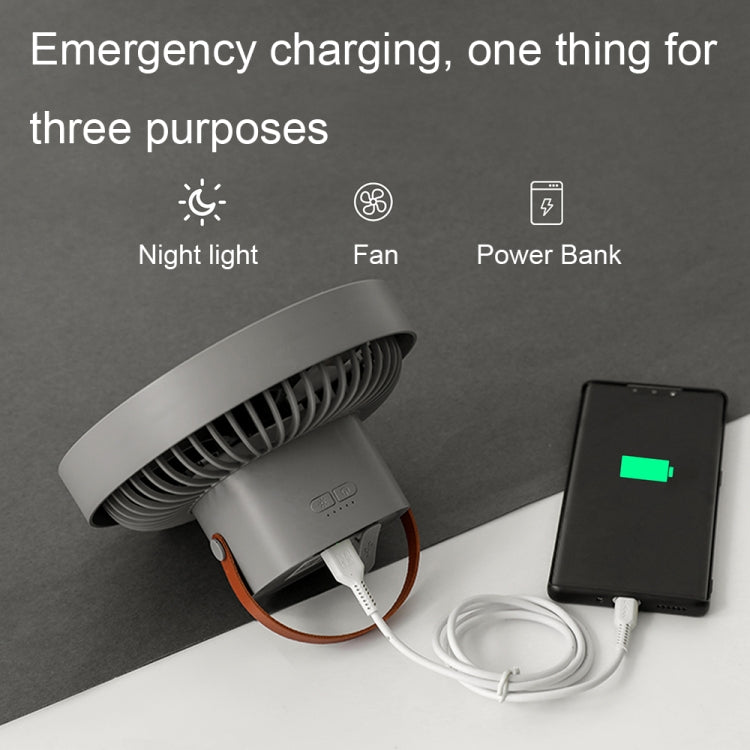 Ventoinha de tripé LED portátil ZK-01 de 7 polegadas para campismo ao ar livre, multifuncional, power bank, ventoinha pendente