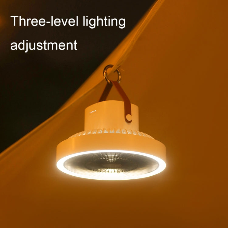 Ventoinha de tripé LED portátil ZK-01 de 7 polegadas para campismo ao ar livre, multifuncional, power bank, ventoinha pendente
