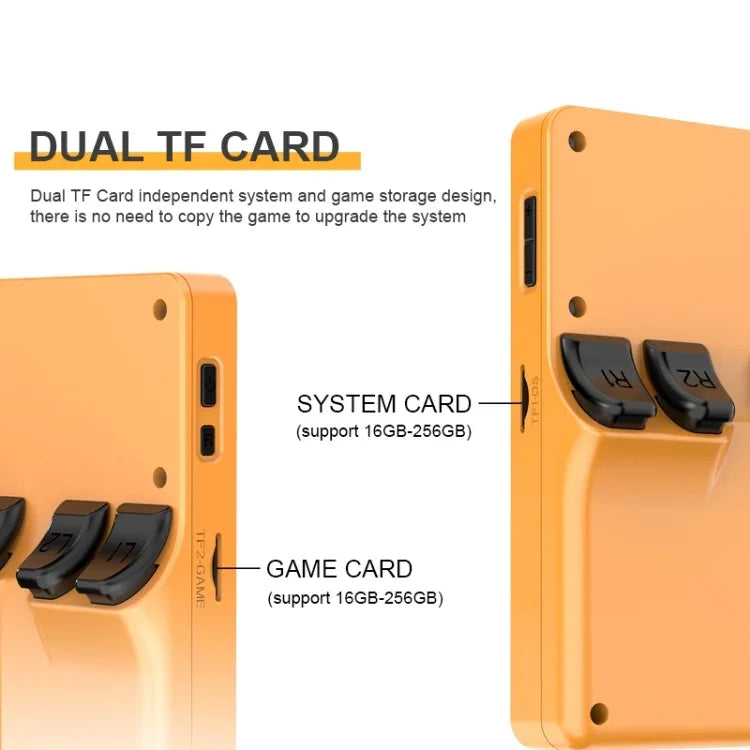 Consola de Jogos Portátil Retro POWKIDDY RGB20S Ecrã IPS de 3,5 Polegadas Open Source, 16GB+64GB, 16GB+256GB