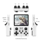 Consola de Jogos Portátil Retro POWKIDDY RGB20S Ecrã IPS de 3,5 Polegadas Open Source, 16GB+64GB, 16GB+256GB