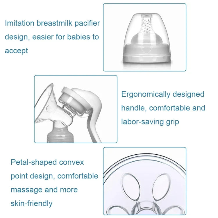 Bomba de Leite Ajustável 2 em 1 Manual, Produtos de Maternidade, Bomba de Leite Manual 2 em 1