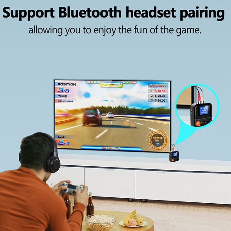 Adaptador Bluetooth AUX 2RCA TF Receptor e Transmissor Sem Fios, BR05
