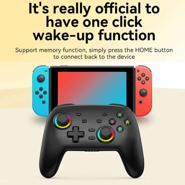 Comando de Jogo Sem Fios Bluetooth com Sensores de Movimento para Nintendo Switch/Switch PRO, Preto Dourado, Branco Verde, Preto, Branco