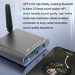 Receptor de Áudio Bluetooth 5.2 Adaptador Bluetooth 3.5MM AUX Coaxial Fibra APTX HD, D300