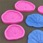 3pcs Lotus Leaf Silicone Epoxy Fondant Decoration Mold, Small, Medium, Large, Extra Large