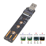 Adaptador ENCNVME-R33 USB 3.2 Gen 2 10Gbps para NVMe M.2 SSD com Chips RTL9210 para M Key M2 NVMe, ENCNVME-R33