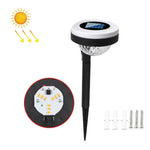 Luz de Chão Exterior Solar LED com Dupla Fonte de Luz, JG04801 Luz Colorida, JG04802 Luz Colorida, JG04803 Chama, JG04804 Chama