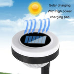 Luz de Chão Exterior Solar LED com Dupla Fonte de Luz, JG04801 Luz Colorida, JG04802 Luz Colorida, JG04803 Chama, JG04804 Chama