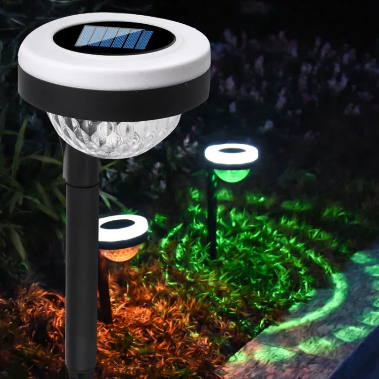 Luz de Chão Exterior Solar LED com Dupla Fonte de Luz, JG04801 Luz Colorida, JG04802 Luz Colorida, JG04803 Chama, JG04804 Chama