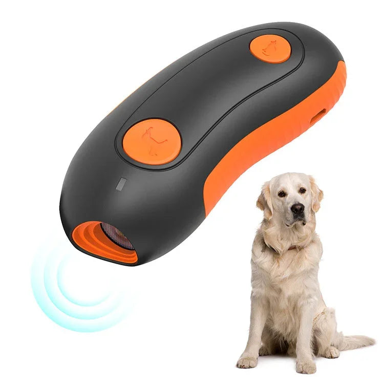 Treinador Ultrassónico para Animais Repelente Sónico Portátil para Cães Treinador Eletrónico para Cães, D2