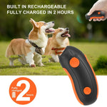 Treinador Ultrassónico para Animais Repelente Sónico Portátil para Cães Treinador Eletrónico para Cães, D2