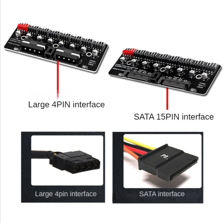 Extensor de Ventoinha PWM para Ventoinha CPU de Computador, PH35D