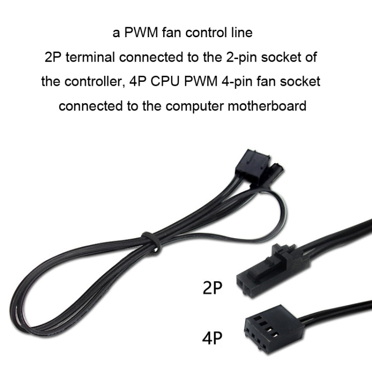 Extensor de Ventoinha PWM para Ventoinha CPU de Computador, PH35D