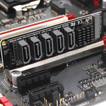 Placa de Transferência M.2NVME-PCIE X4 / X8 / X16 Rotor SATA5 Porta Chip JMB585