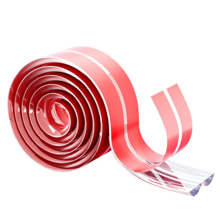 Protetor de Borda Macio Transparente Anti-colisão para Móveis em PVC Doméstico, 1 cm x 1 m, 1 cm x 2 m, 1.5 cm x 1 m, 1.5 cm x 2 m, 2 cm x 1 m, 2 cm x 2 m