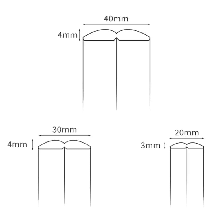 Protetor de Borda Macio Transparente Anti-colisão para Móveis em PVC Doméstico, 1 cm x 1 m, 1 cm x 2 m, 1.5 cm x 1 m, 1.5 cm x 2 m, 2 cm x 1 m, 2 cm x 2 m