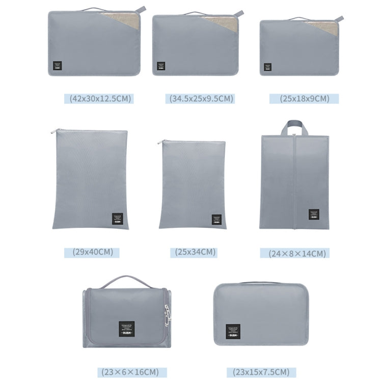 BUBM Conjunto de 8 Bolsas Multifuncionais para Organização de Roupa em Mala de Viagem