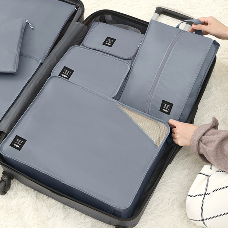 BUBM Conjunto de 8 Bolsas Multifuncionais para Organização de Roupa em Mala de Viagem