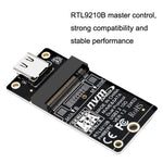 Caixa para Disco Rígido M.2 NVME Cartão de Transferência com Chip RTL9210B Tipo-C / USB-C USB3.1 Gen2 10Gbps