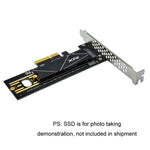 2 unidades de Placa Riser M.2 NVMe SSD para PCI-E X4 4.0 GEN4