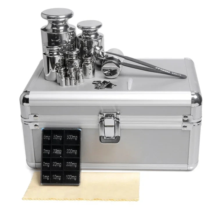 Pesos Padrão em Aço Inoxidável, Conjunto de 25pcs Nível F1 1mg-1kg