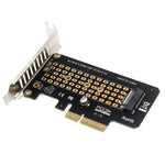 5 unidades de Placa de Transferência NVME M.2 para PCIE3.0/4.0 Placa de Expansão de Velocidade Total X4, Altura Completa, Meia Altura