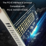 5 unidades de Placa de Transferência NVME M.2 para PCIE3.0/4.0 Placa de Expansão de Velocidade Total X4, Altura Completa, Meia Altura