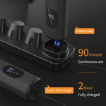 Conjunto de Aparador Digital 5 em 1 com Lavagem a Água para Cabelo, Nariz e Barbeador Elétrico, LK-881 5 em 1 (Prateado)