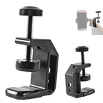 Grampo Universal BEXIN WN-38 com Orifícios de 1/4 polegada e 3/8 polegadas para Montagem em Mesa ou Secretária