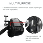 Grampo Universal BEXIN WN-38 com Orifícios de 1/4 polegada e 3/8 polegadas para Montagem em Mesa ou Secretária