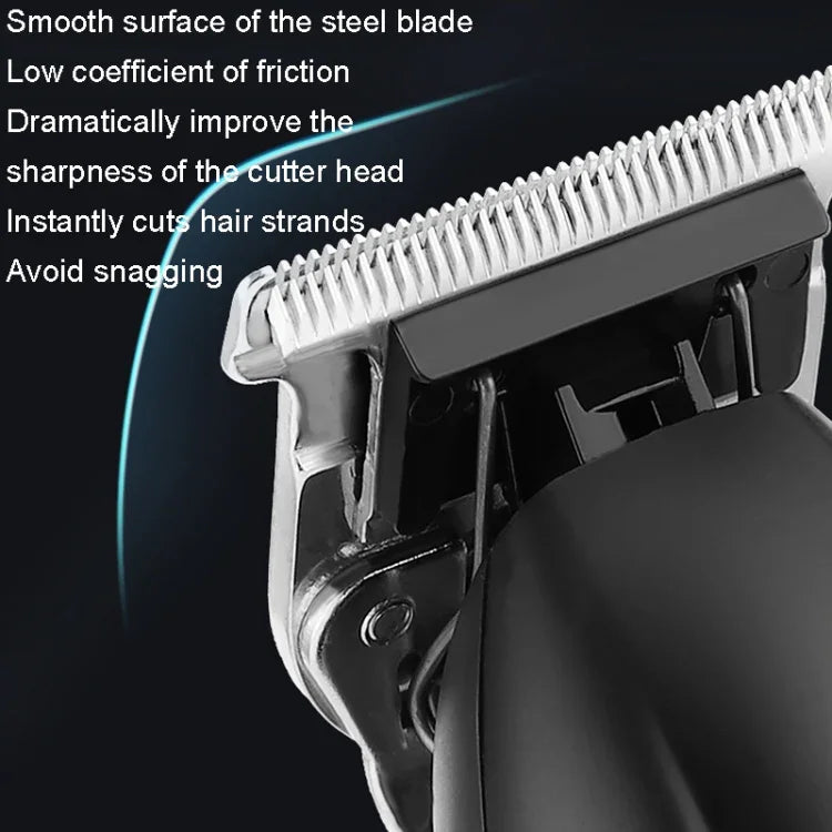 Conjunto de Ferramentas Elétricas para Corte de Cabelo Masculino, Aparador Elétrico Escultor, LM-2027 2 em 1 (Preto), LM-2027 2 em 1 (Dourado)