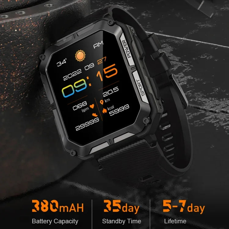 C20 Pro 1.83 Inch IP68 Waterproof Bluetooth Call Three-Proof Smart Sports Watch