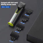 Barbeador Masculino Multifuncional IPX5 à Prova de Água 4 em 1 para Nariz, Recarregável por USB, 677 4 em 1